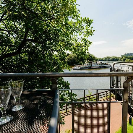 Weserwohnung - Bootshaus Urlaub Am Wasser Hamelin Eksteriør bilde